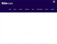 Tablet Screenshot of halofilms.co.uk